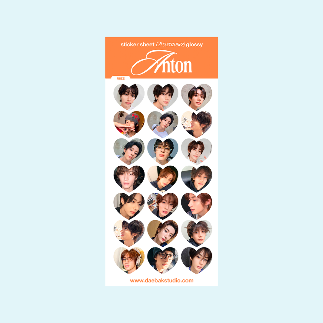 RIIZE — Sticker Sheet '21 Corazones'