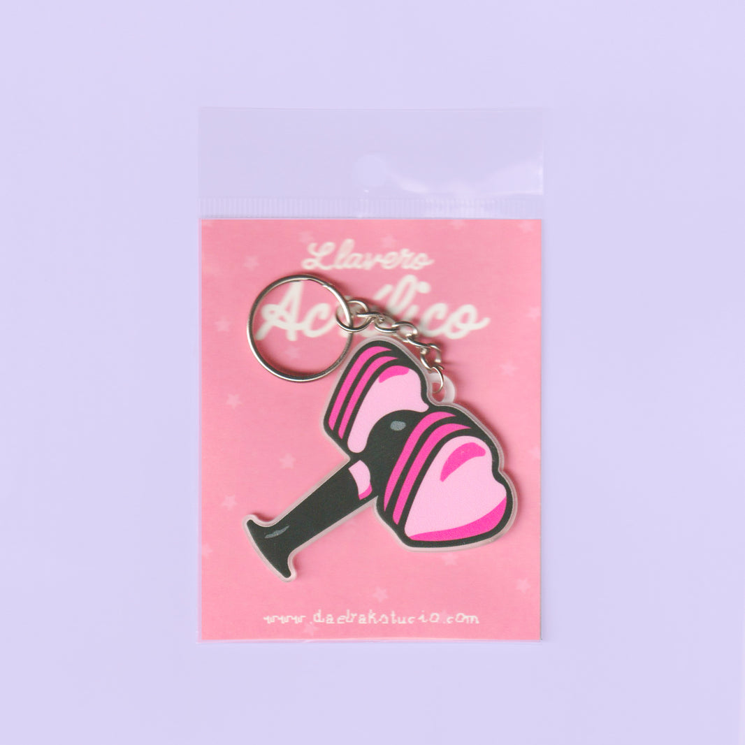 Llavero Acrílico: Lighstick - Blackpink