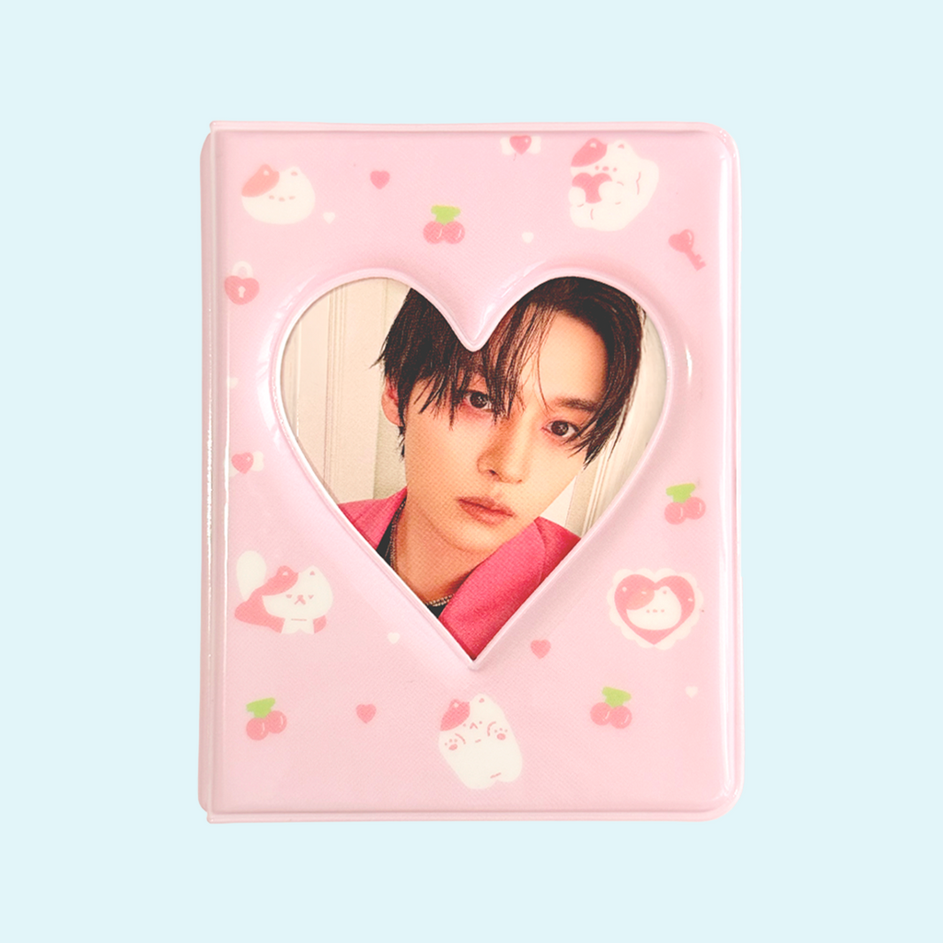 'Cherry Cat' Binder para Photocards – 44 Bolsillos