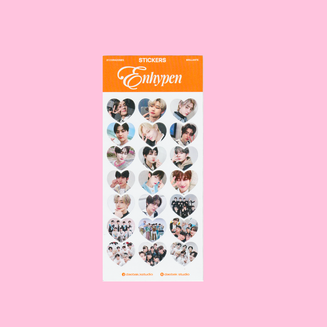 ENHYPEN — 21 Corazones Sticker