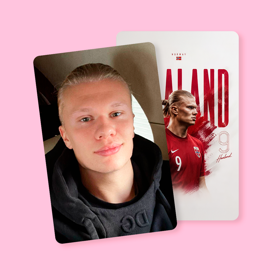Photocards Fanmade — Erling Haaland