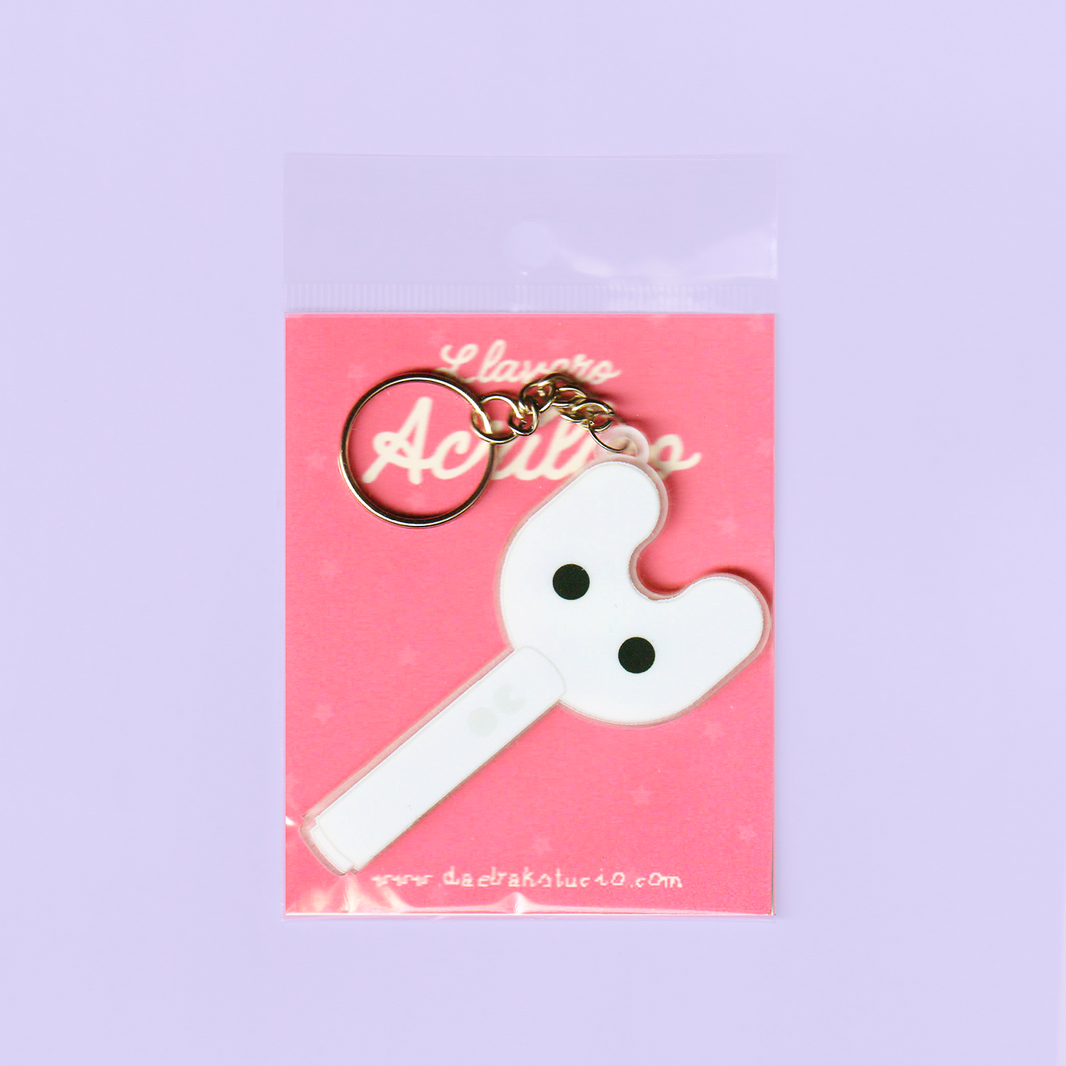 Llavero Acrílico: NewJeans Lightstick