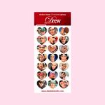 Santos Bravos  — Sticker Sheet '21 Corazones'