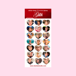 Santos Bravos  — Sticker Sheet '21 Corazones'
