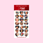 Santos Bravos  — Sticker Sheet '21 Corazones'