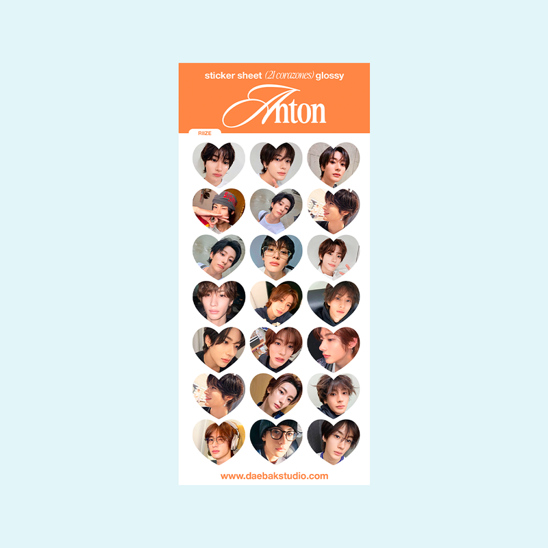 RIIZE — Sticker Sheet '21 Corazones'