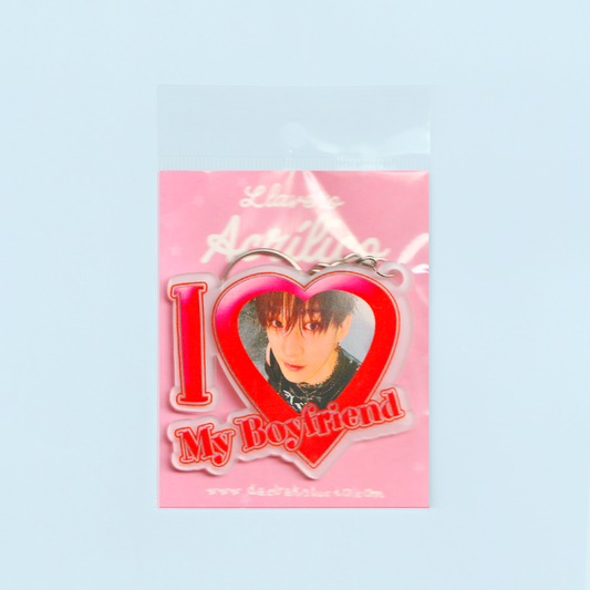 Llavero Acrílico: I Love my Boyfriend (Bangchan)