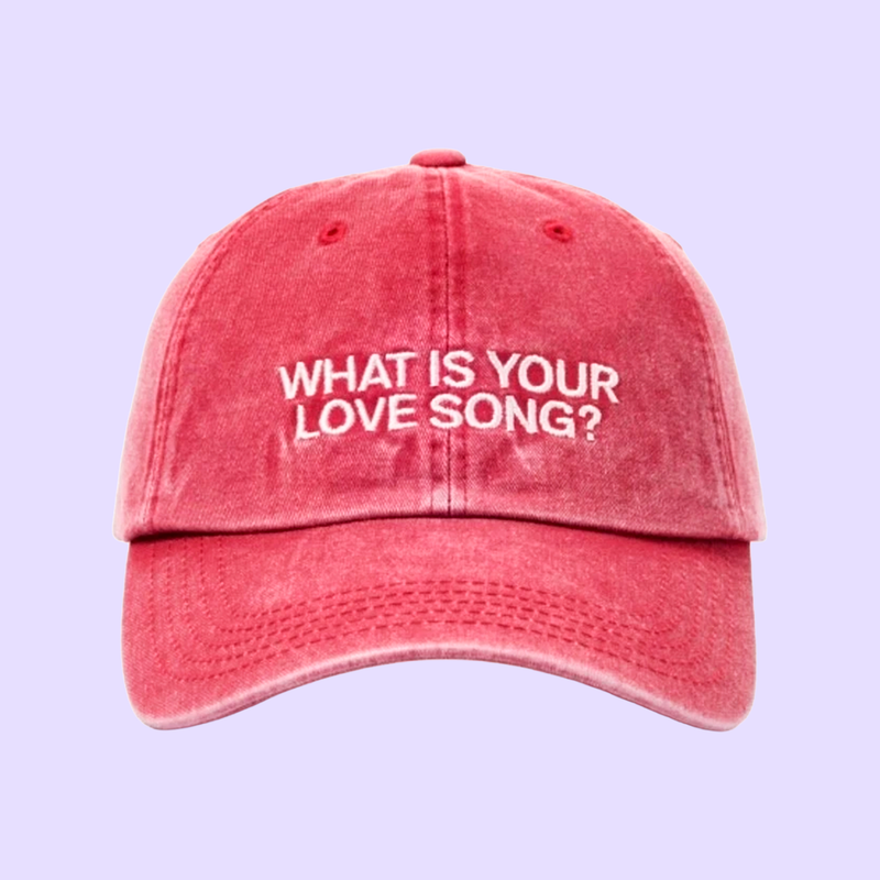 Gorra BTS "What Is Your Love Song?" – Arirang Tour 2026 (Vintage Red)