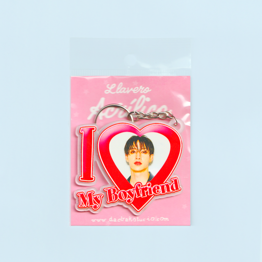 Llavero Acrílico: I Love my Boyfriend (Bangchan)