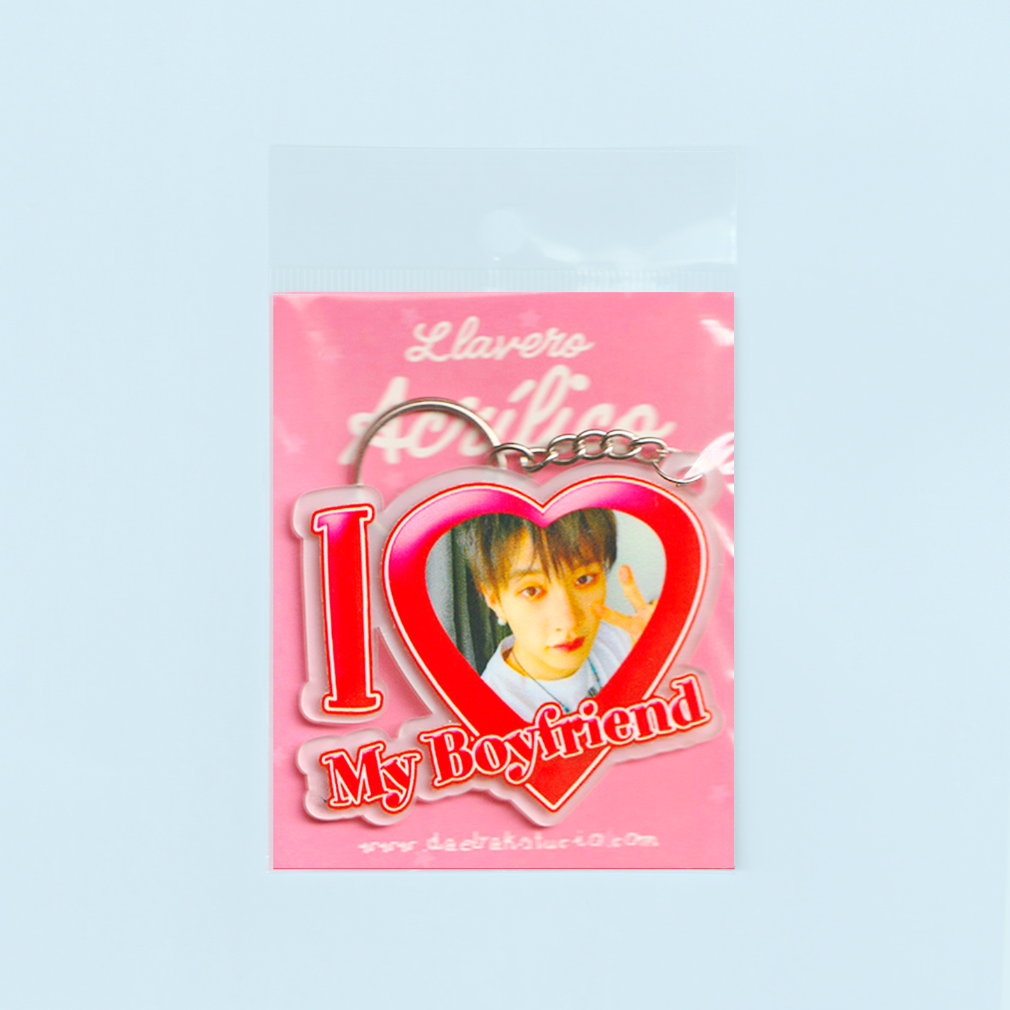 Llavero Acrílico: I Love my Boyfriend (Bangchan)