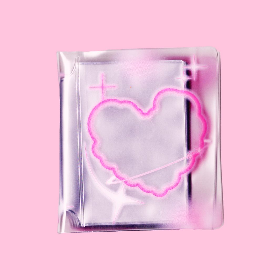 Binder Transparente — Glowing Heart