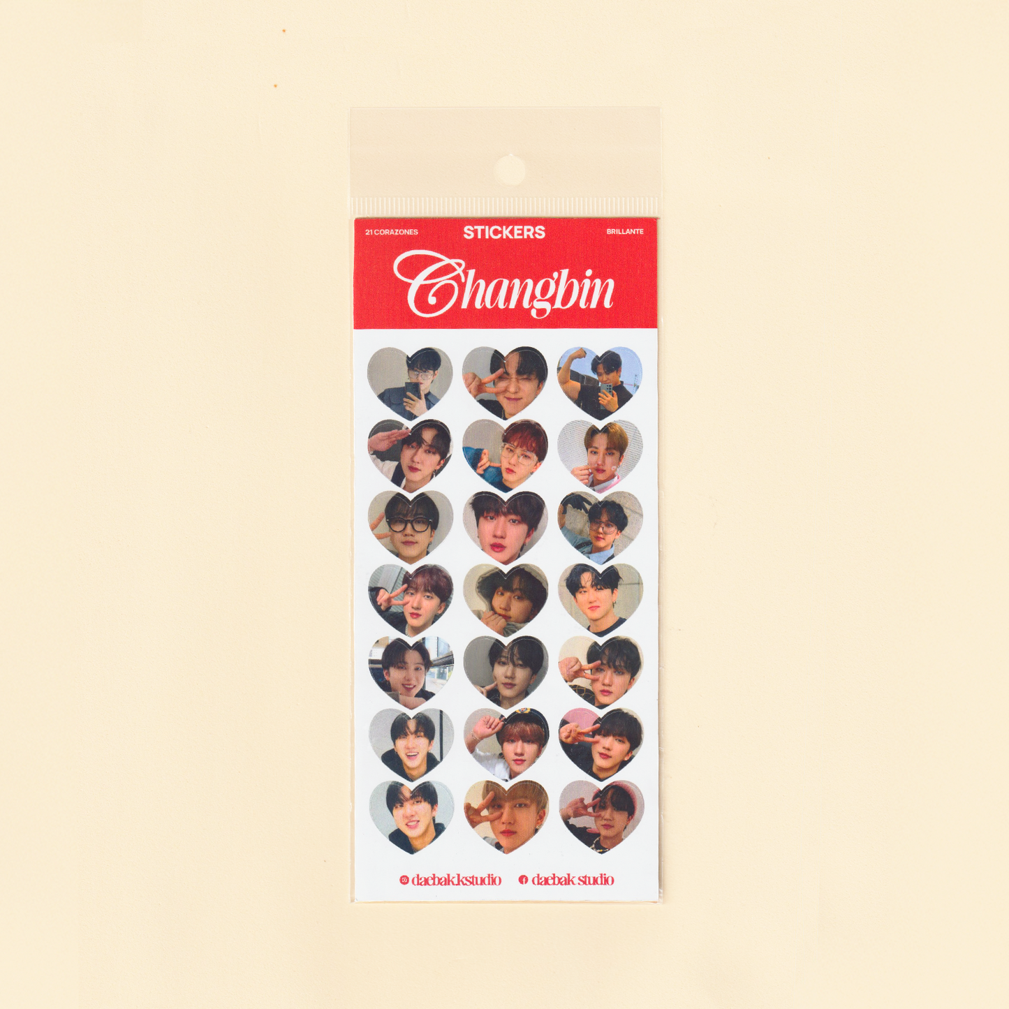 Stickers (21 Corazones)  - Stray Kids