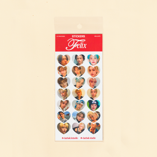 Stickers (21 Corazones)  - Stray Kids