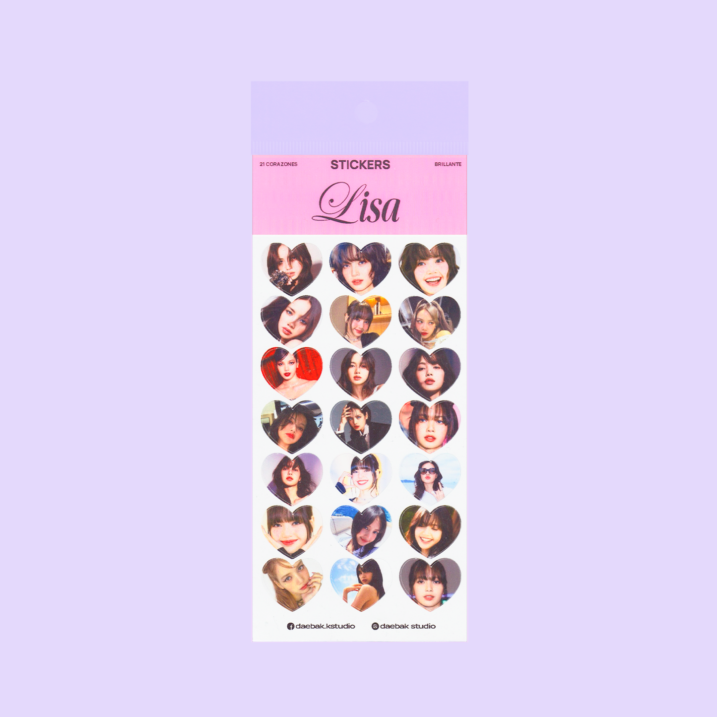 Stickers (21 Corazones)  - Blackpink