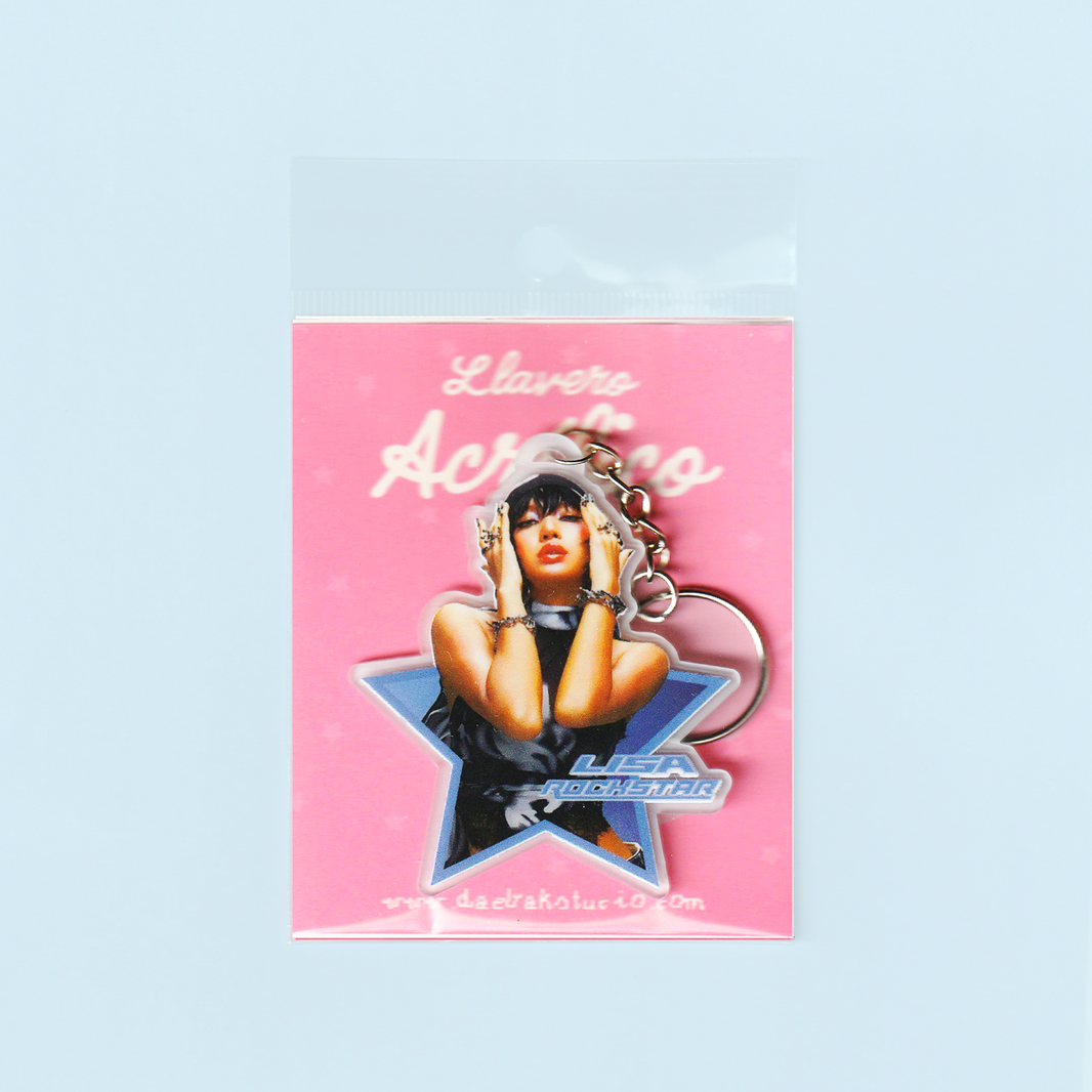 Llavero Acrílico: Lisa Rockstar (BLACKPINK)