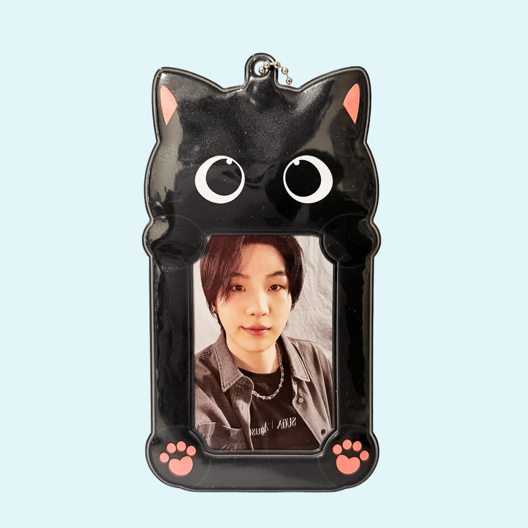 Photocard Holder — 'Little Black Kitty'