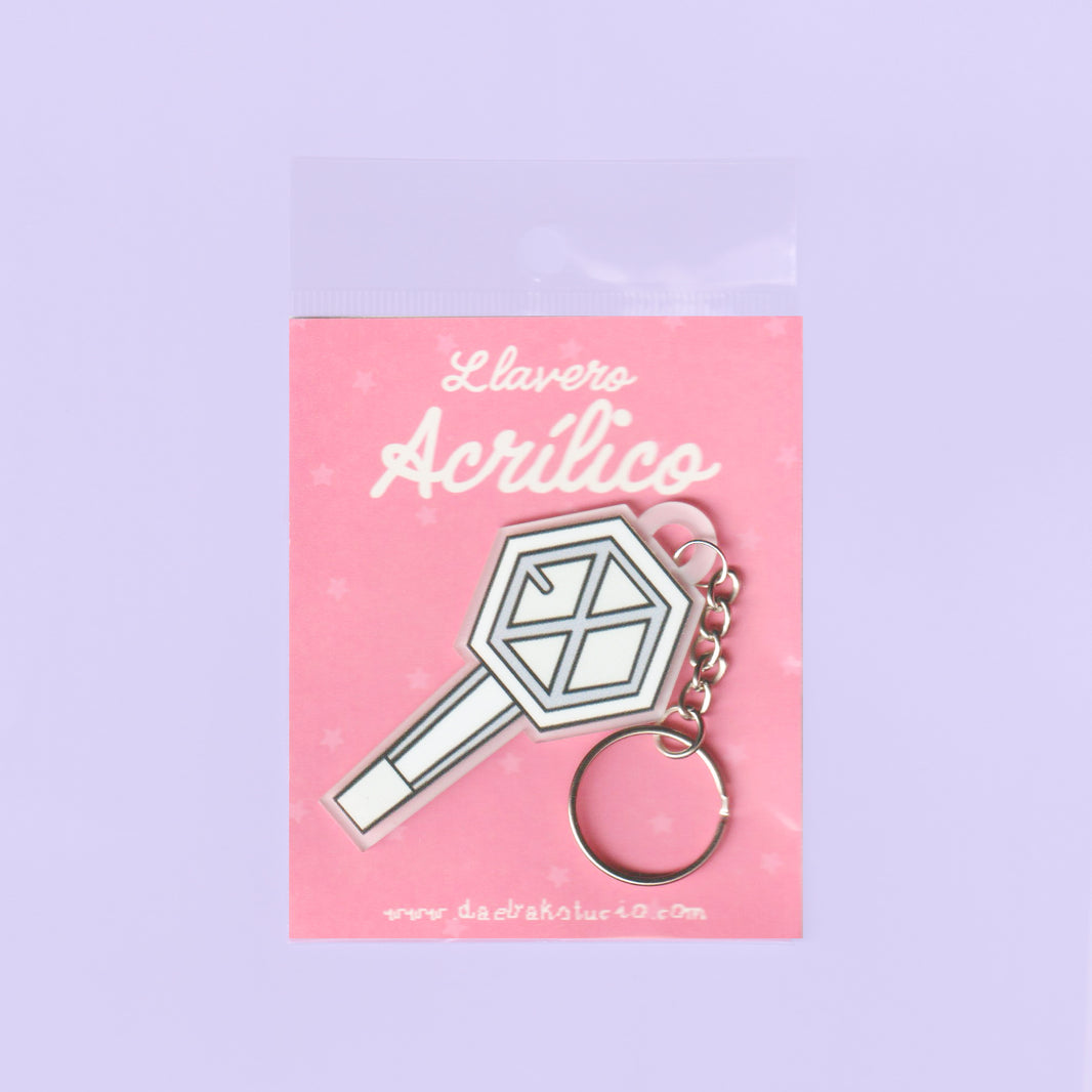 Llavero Acrílico: Lightstick -  EXO