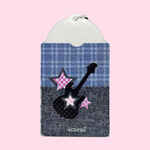 Photocard Holder —  Rockstar Denim con Charm