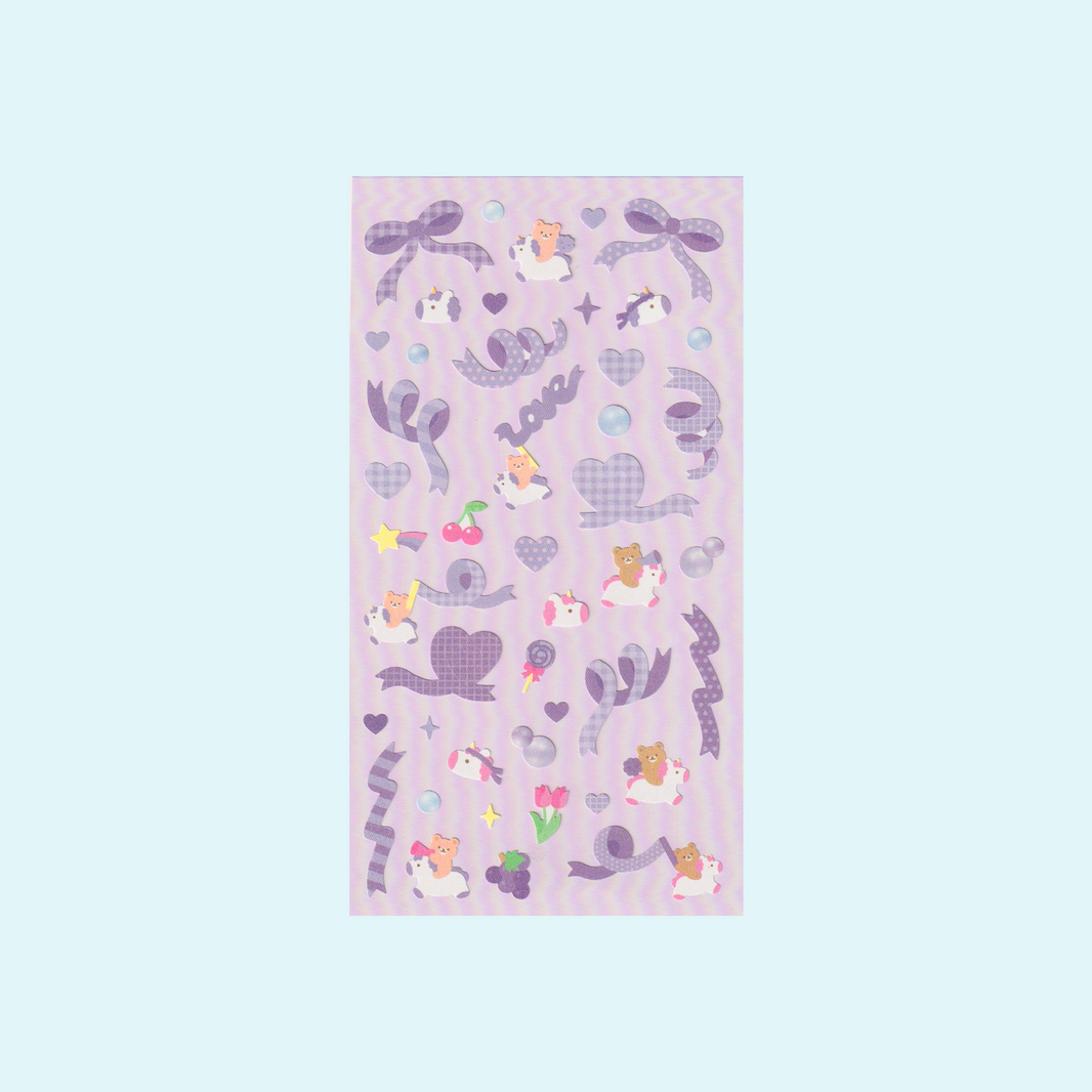 Stickers Holográficos — Animal Cheering Squad