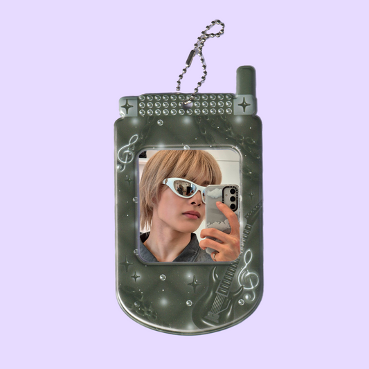 Photocard Holder — 'Y2K Phone' (Negro)
