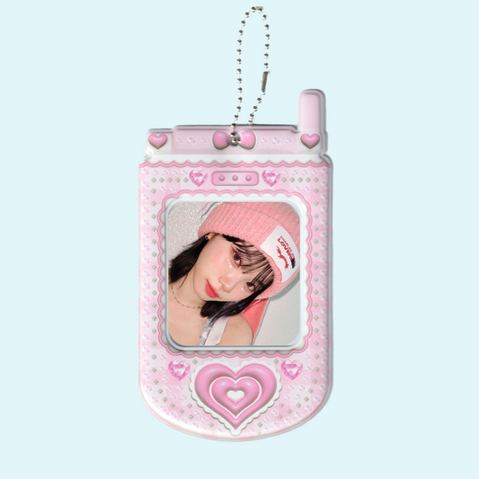 Photocard Holder — Y2K Phone' (Rosado)