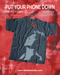 Playera Fanmade "Put Your Phone Down" (Navy) | Cortis Tour