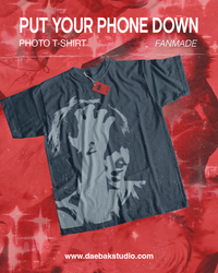 Playera Fanmade "Put Your Phone Down" (Navy) | Cortis Tour