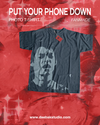 Playera Fanmade "Put Your Phone Down" (Navy) | Cortis Tour