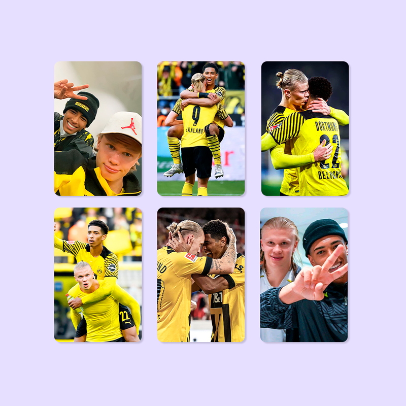Photocards Fanmade — Bellingham x Haaland (set ver.)