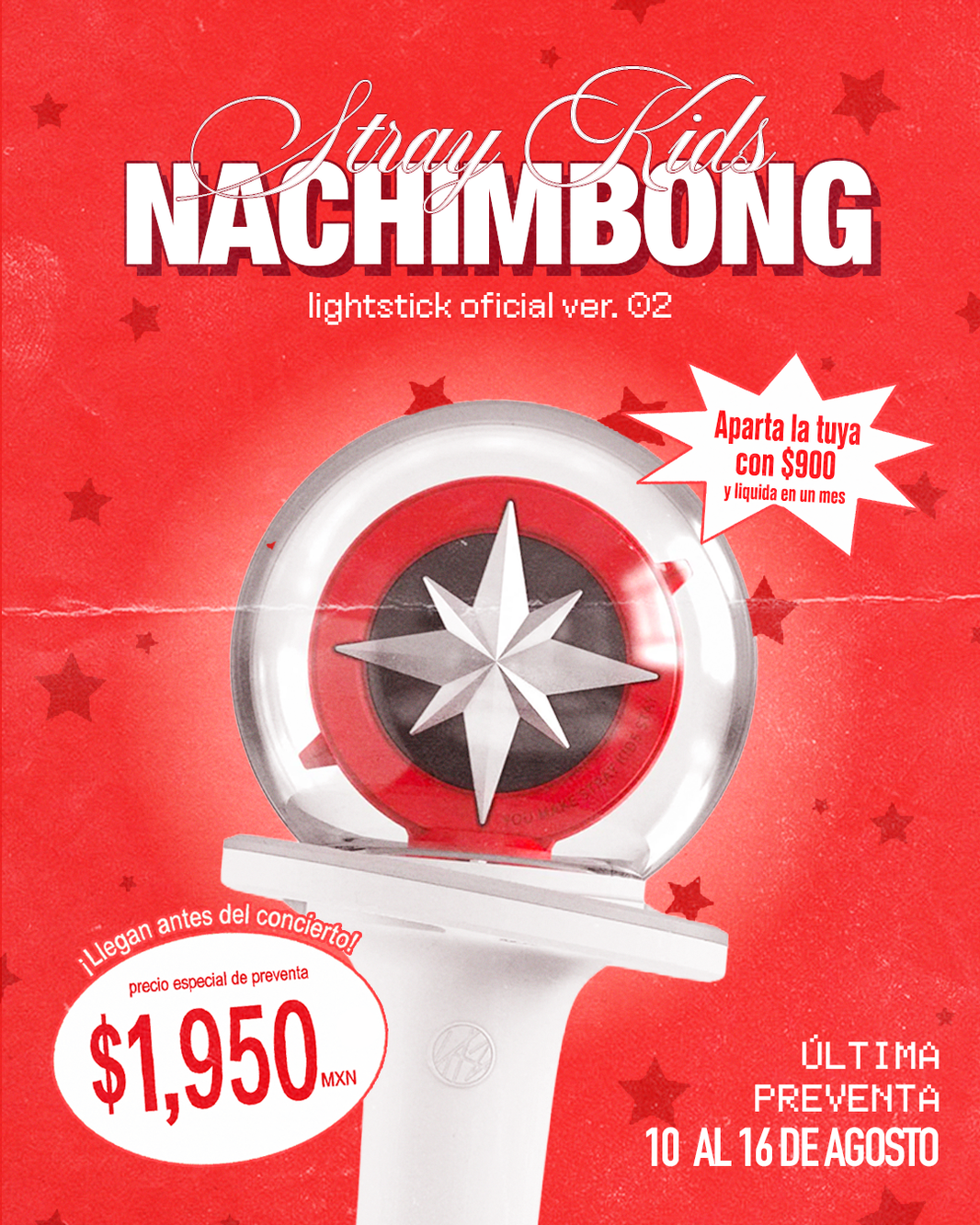 Stray Kids —  Lightstick Oficial Ver. 2 (PREVENTA)