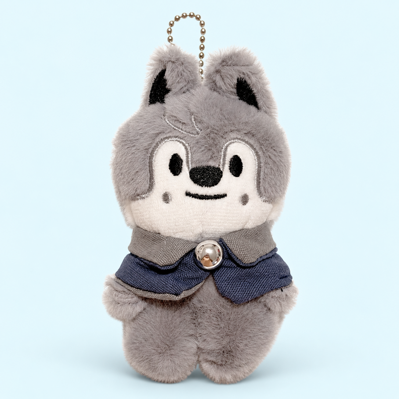 Bang Chan - Wolf Chan, SKZOO Magic School, llavero de peluche réplica