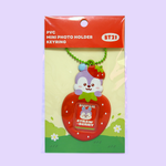 BT21 'Strawberry Party' – Mini Holder Keyring