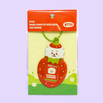 BT21 'Strawberry Party' – Mini Holder Keyring