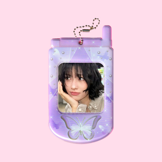 Photocard Holder — Y2K Phone' (Morado)