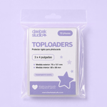 Toploader Transparente — 3x4 pulgadas