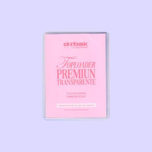 Toploader Transparente - Premiun
